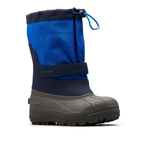 Columbia Powderbug Plus II Snow Boots Navy For Boys NZ65479 New Zealand